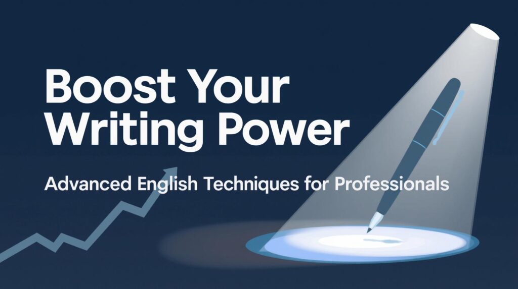 Boost Your Writing Power: Advanced English Techniques for Professionals – English language learning course
