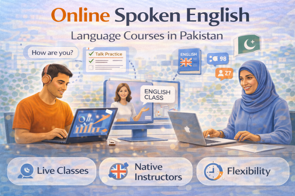 Online Spoken English Language Courses in Pakistan | Online English speaking Course in Pakistan, Rawalpindi/Islamabad