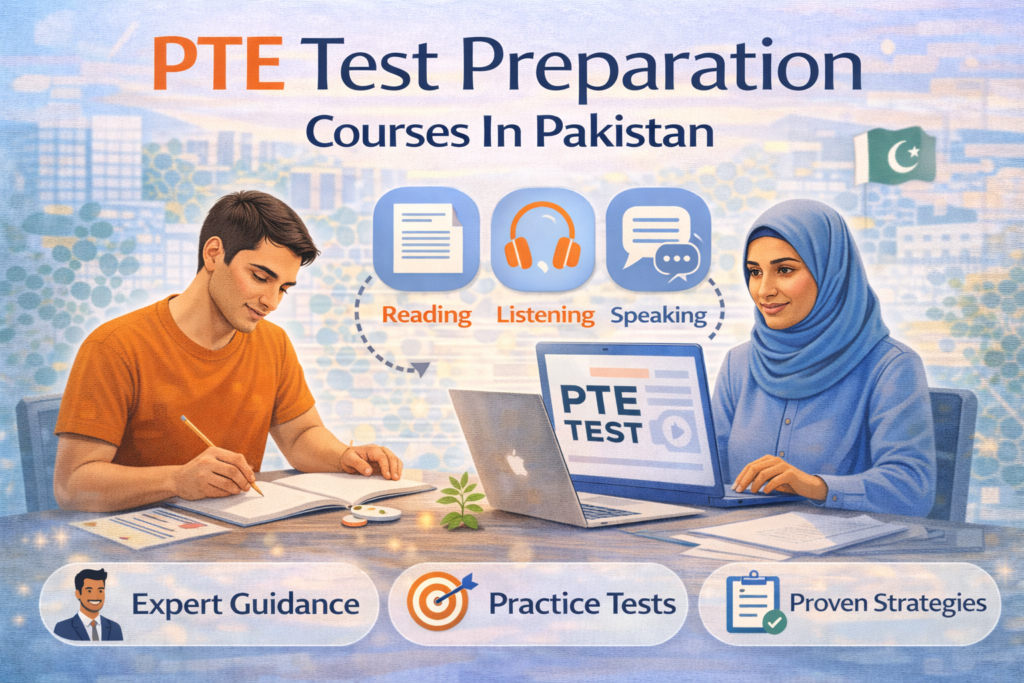 PTE home study courses for Test Preparation Available In Pakistan | PTE online courses in Rawalpindi, Islamabad