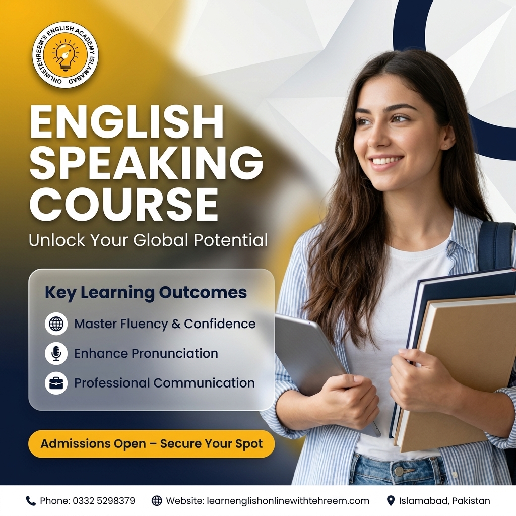 English speaking course | English speaking course in Islamabad, Pakistan