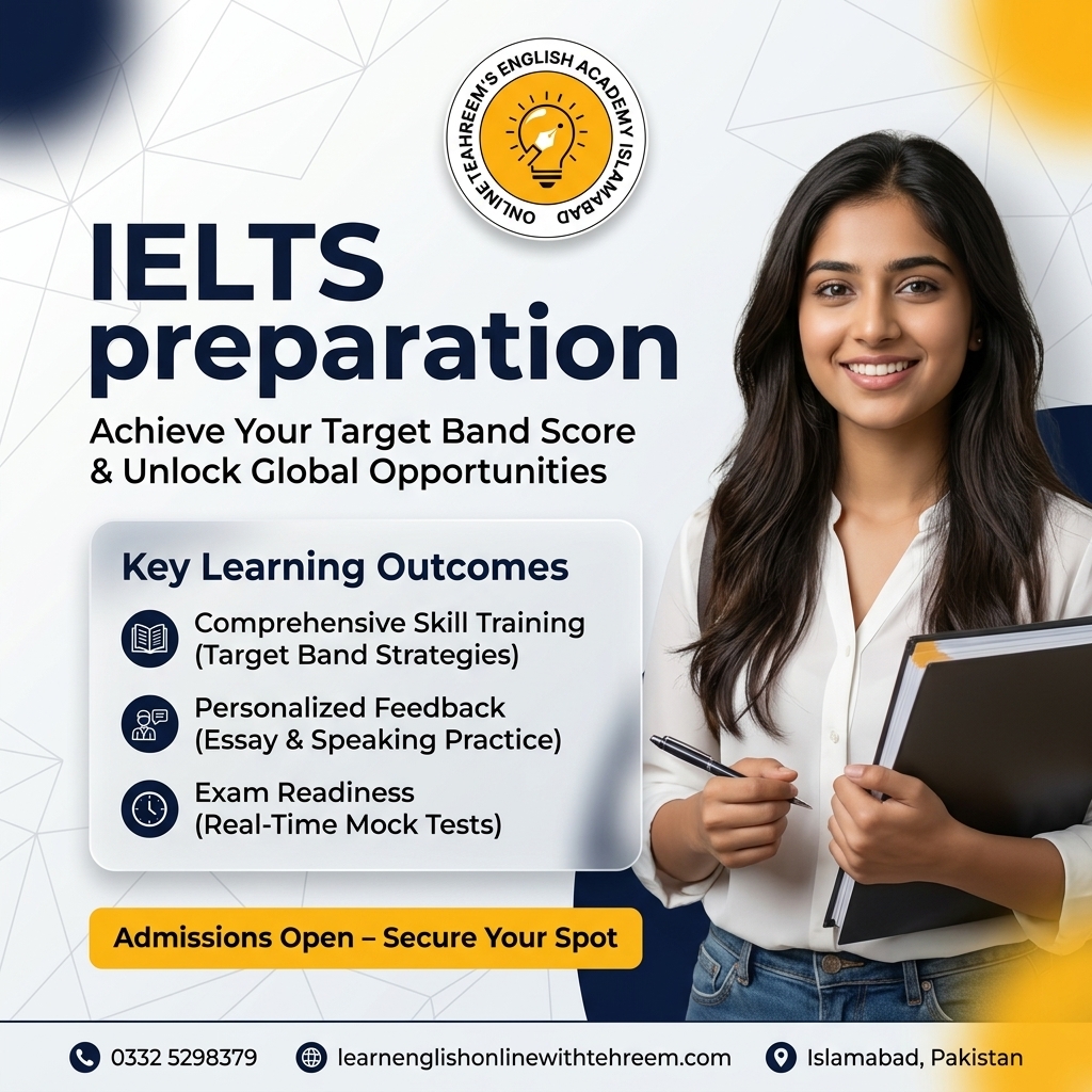 IELTS preparation | IELTS preparation in Islamabad, Pakistan