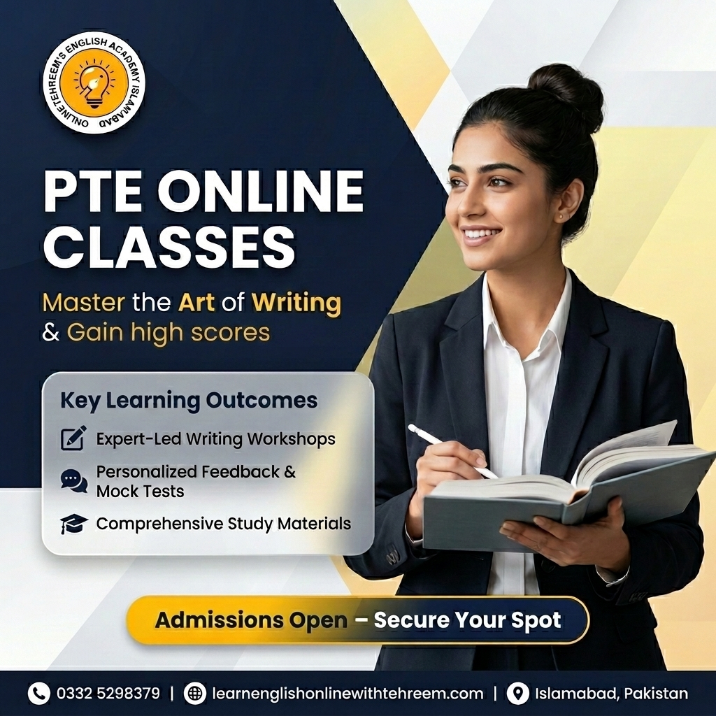 PTE online classes | PTE online classes in Islamabad, Pakistan