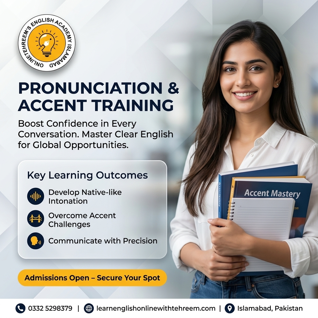 Pronunciation & Accent Training | Pronunciation and Accent Training in Islamabad, Pakistan