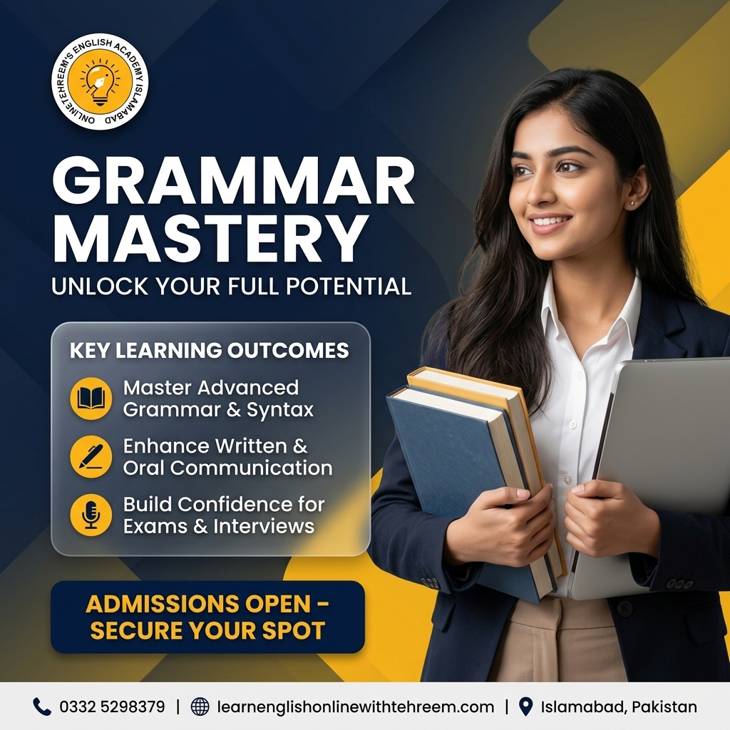 Grammar Mastery – Grammar Mastery in Islamabad, Pakistan