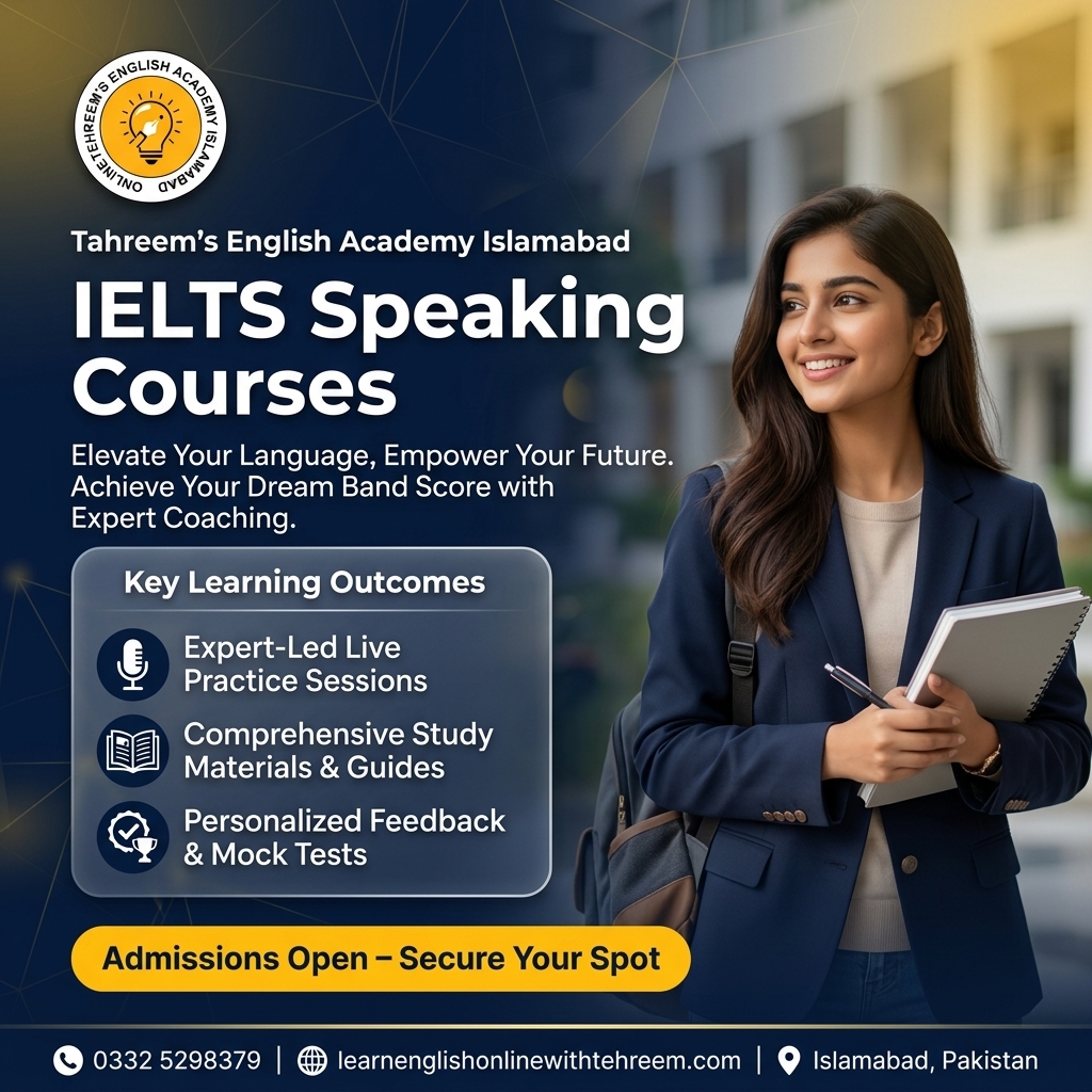 IELTS speaking | IELTS speaking in Islamabad, Pakistan