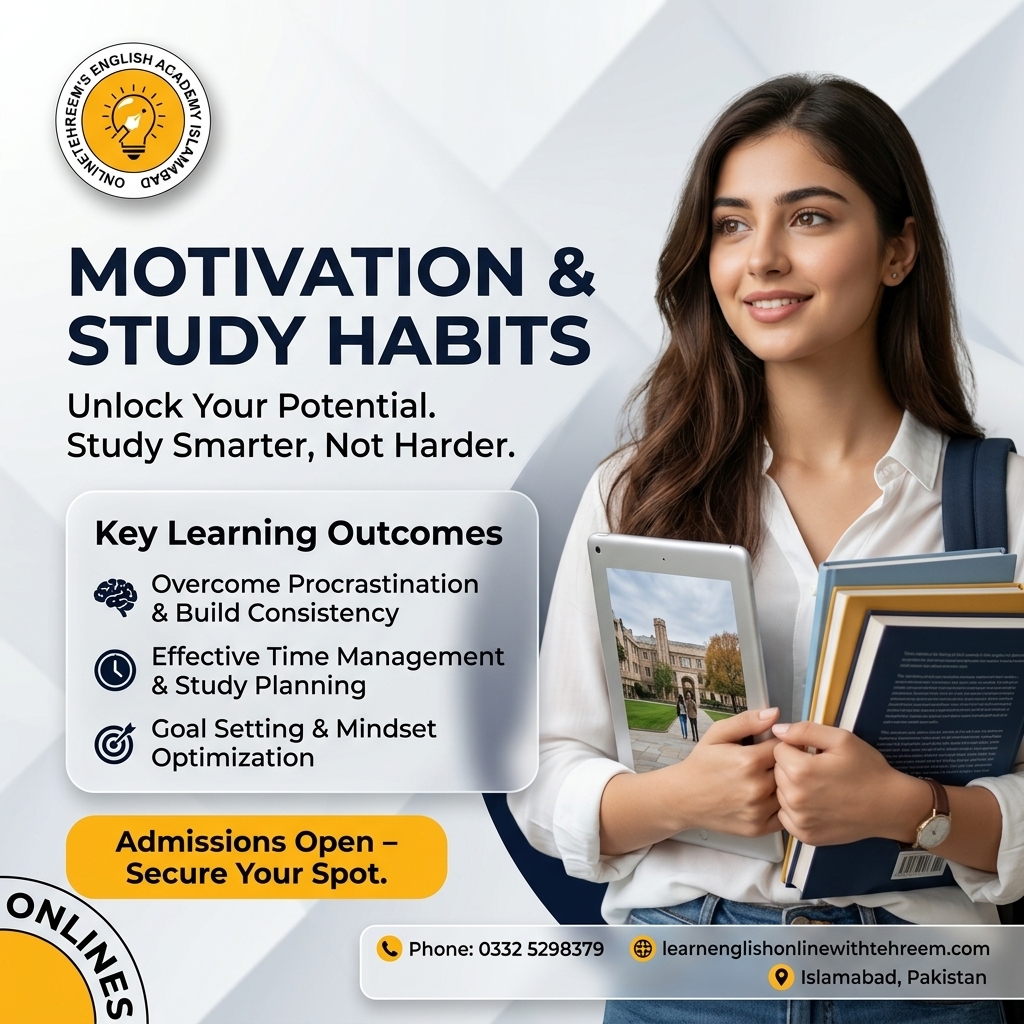 Motivation & Study Habits – Motivation & Study Habits in Islamabad, Pakistan