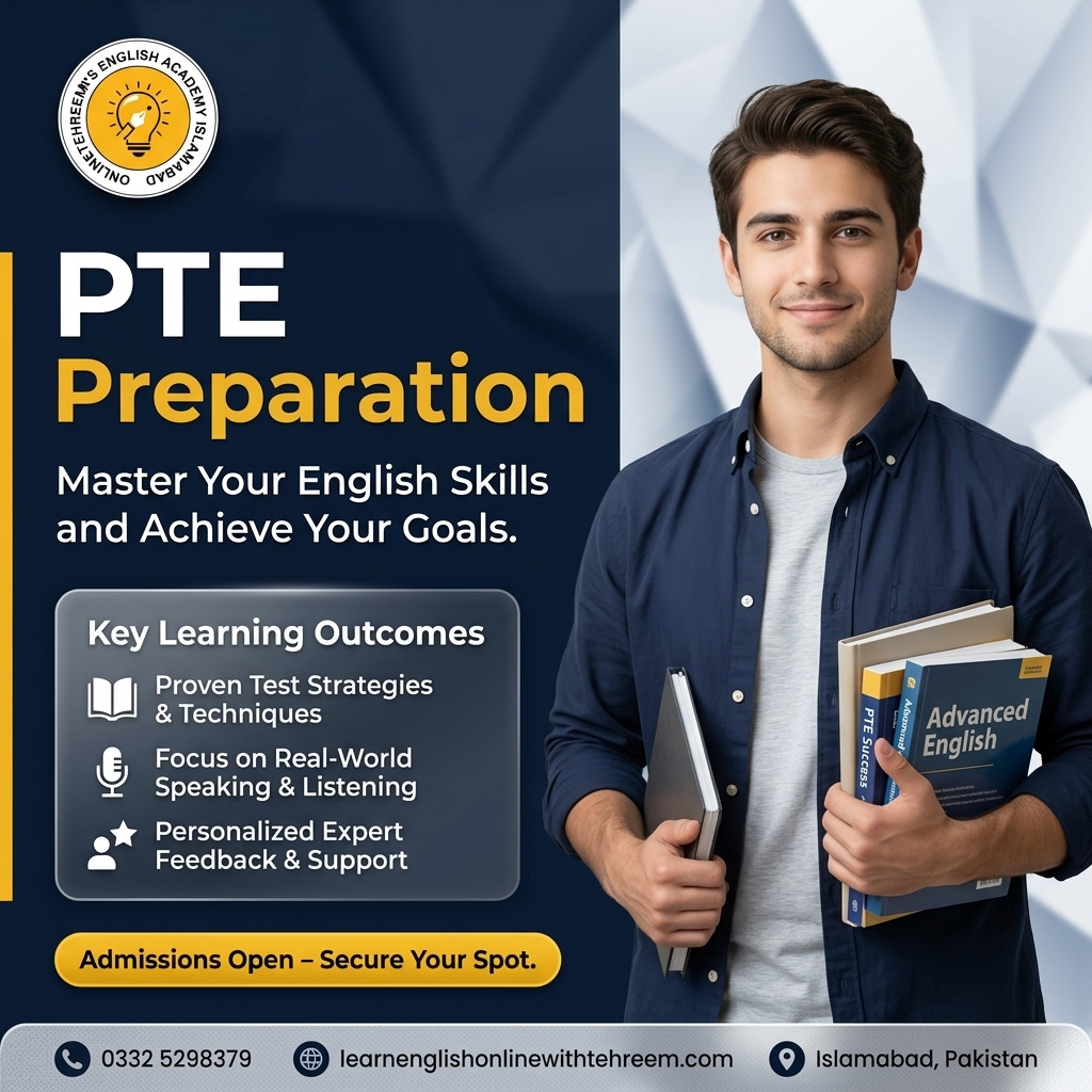 PTE Preparation – PTE Preparation in Islamabad, Pakistan