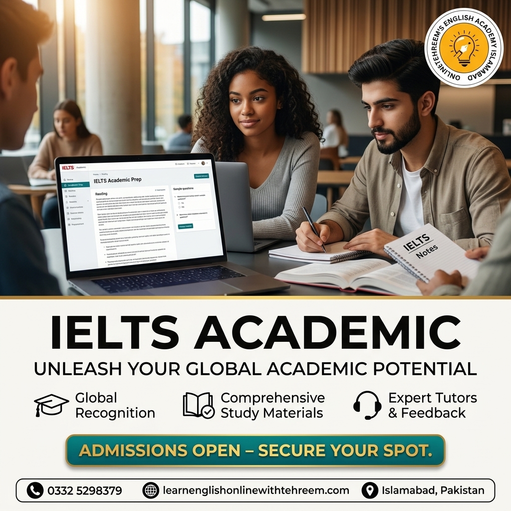 IELTS Academic – IELTS Academic Preparation in Islamabad, Pakistan