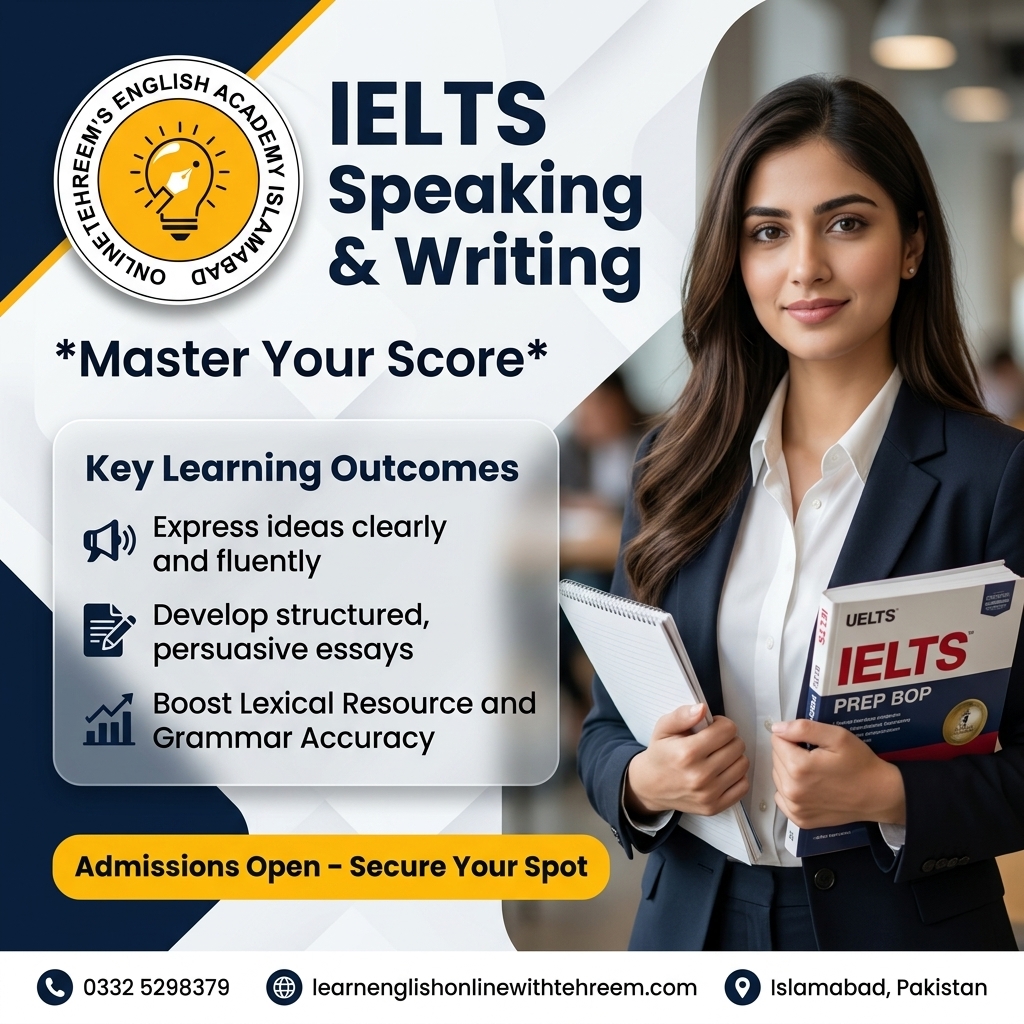 IELTS Speaking & Writing – IELTS Speaking & Writing in Islamabad, Pakistan