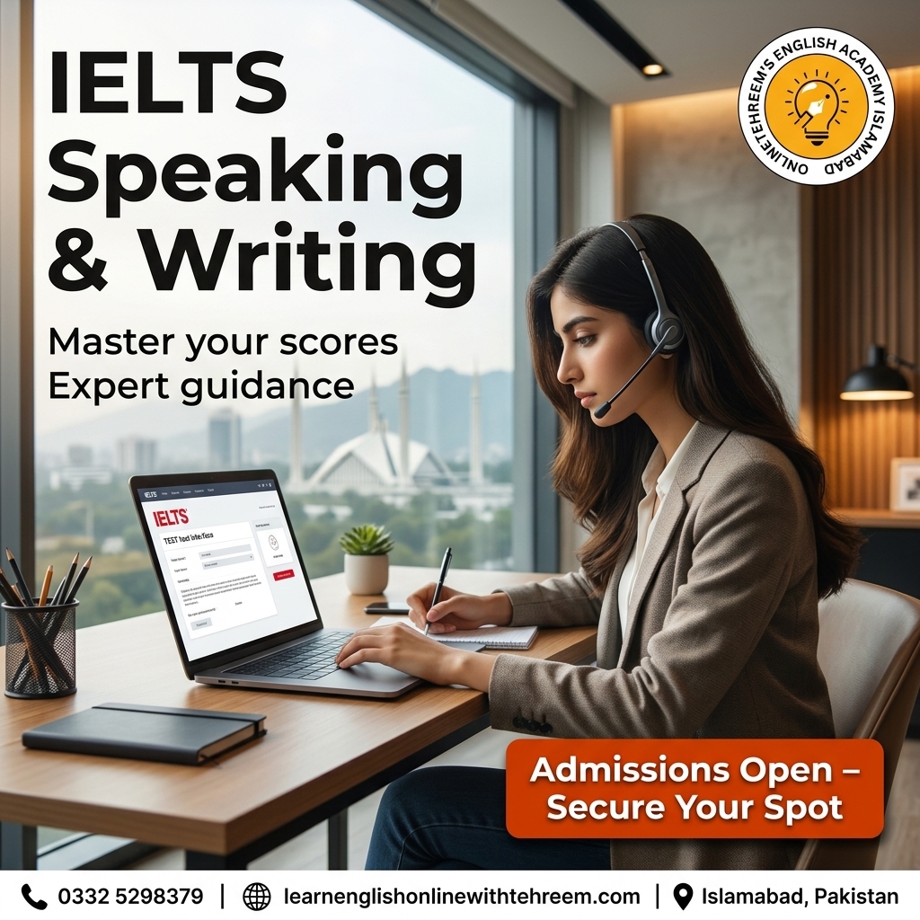 IELTS Speaking & Writing Preparation – IELTS Preparation in Islamabad, Pakistan