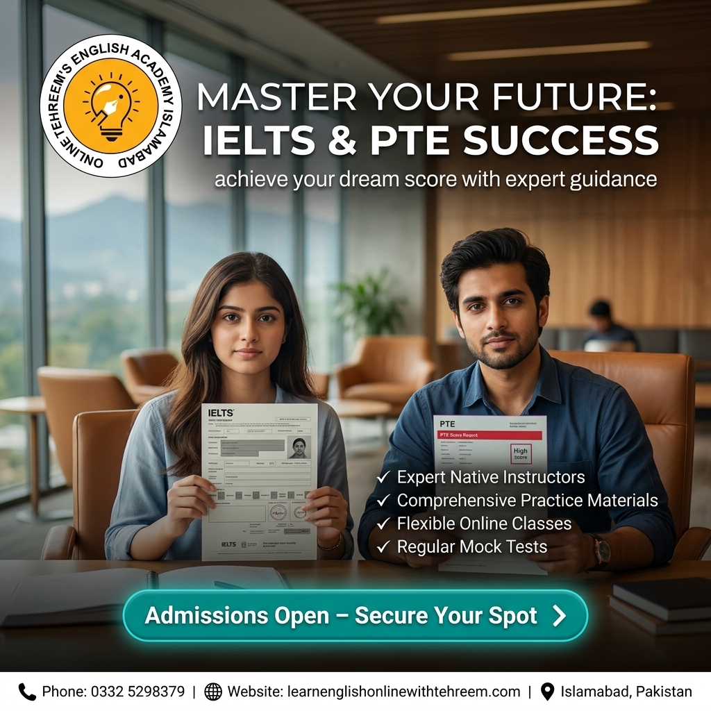 IELTS and PTE Tests – IELTS & PTE Preparation in Islamabad, Pakistan