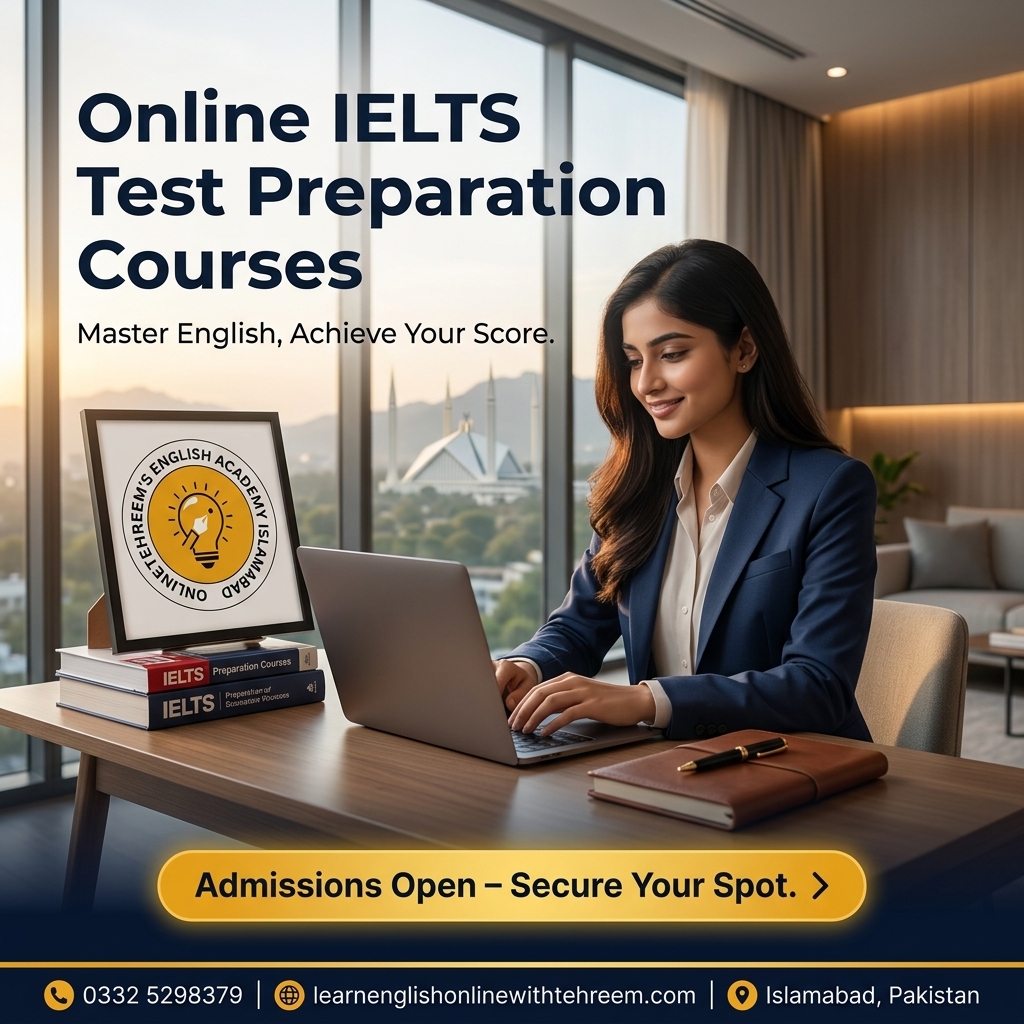 Online IELTS Test Preparation Courses – IELTS Online Preparation in Islamabad, Pakistan