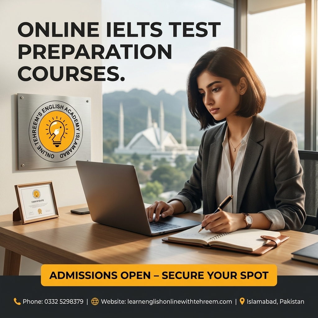 Online IELTS Test Preparation Courses – IELTS Online Preparation in Islamabad, Pakistan