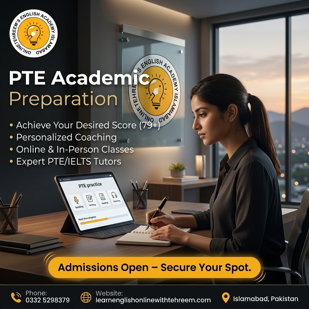 PTE Academic – PTE Academic Preparation in Islamabad, Pakistan