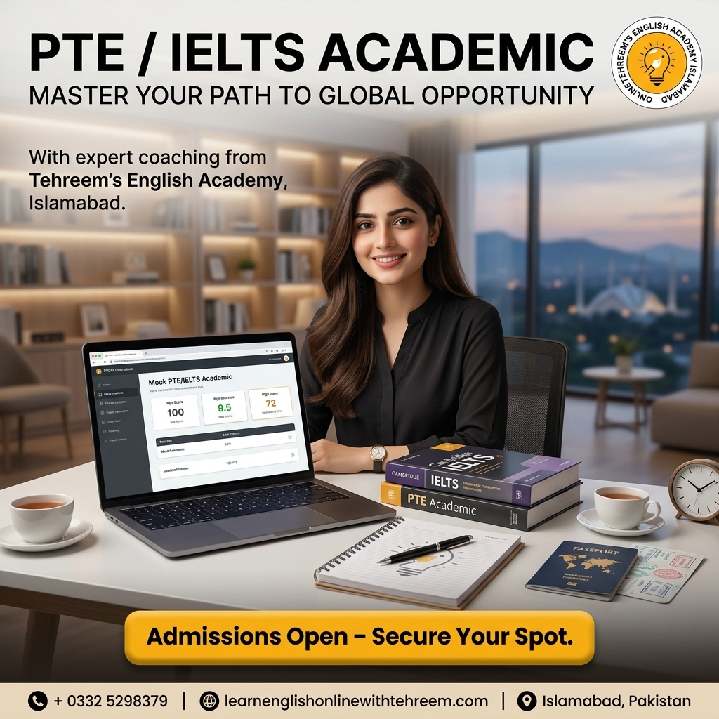 PTE/IELTS Academic - PTE/IELTS Academic Preparation in Islamabad, Pakistan