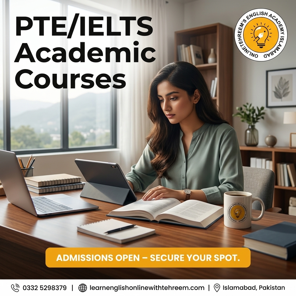 PTE/IELTS Academic – PTE/IELTS Academic Preparation in Islamabad, Pakistan