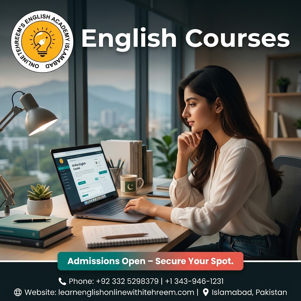 English Courses – English Language course in Islamabad, Pakistan