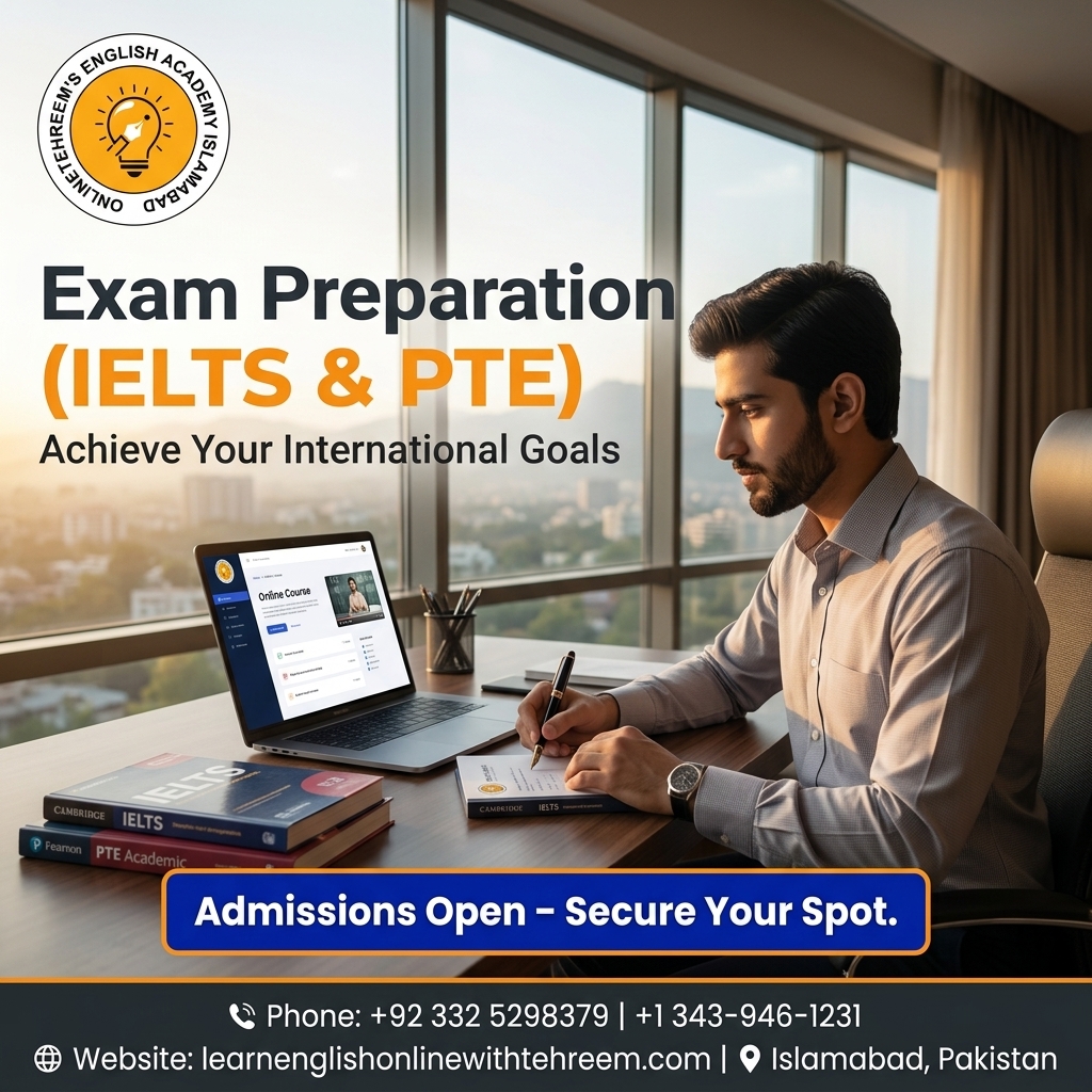 Exam Preparation (IELTS & PTE) – Exam Preparation (IELTS & PTE) in Islamabad, Pakistan