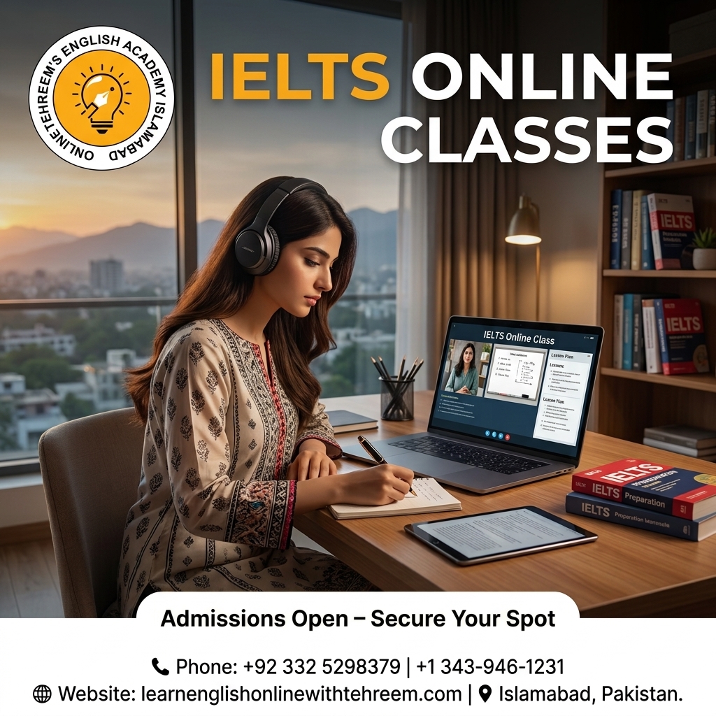 IELTS Online Classes – IELTS Online Classes in Islamabad, Pakistan