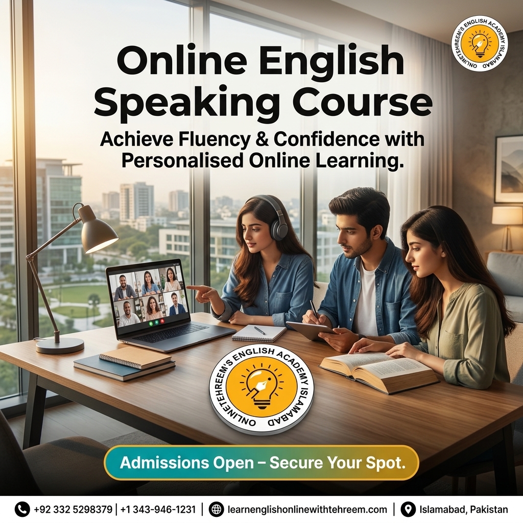 Online English-Speaking Course – Online English-Speaking Course in Islamabad, Pakistan