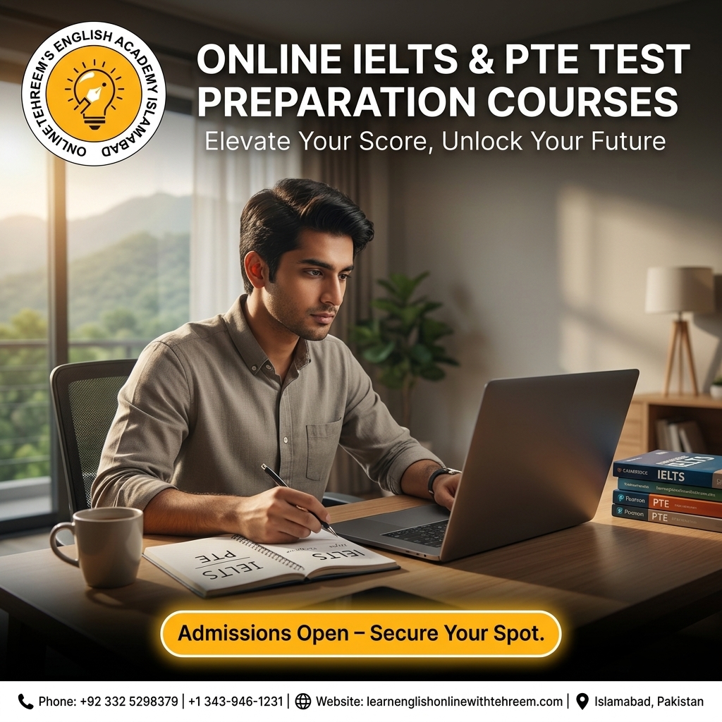Online IELTS and PTE Test Preparation – Online IELTS & PTE Test Preparation in Islamabad Pakistan