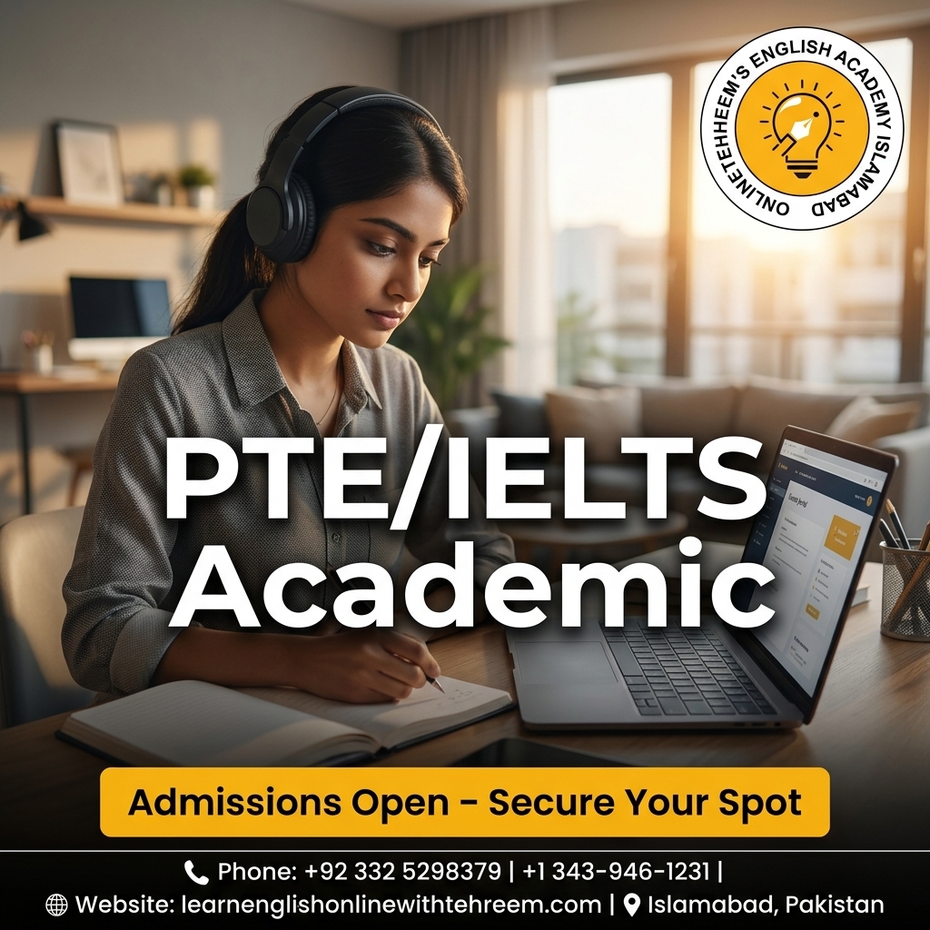 PTE/IELTS Academic – PTE/IELTS Academic Preparation in Islamabad, Pakistan