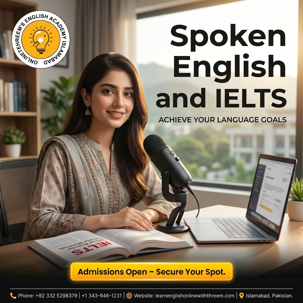 Spoken English and IELTS – Spoken English and IELTS in Islamabad, Pakistan