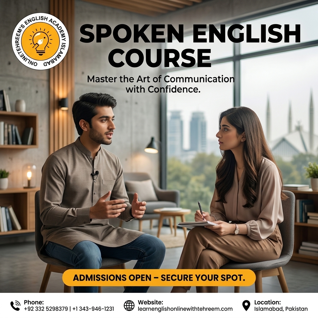 Spoken English Course – Spoken English Course in Islamabad, Pakistan