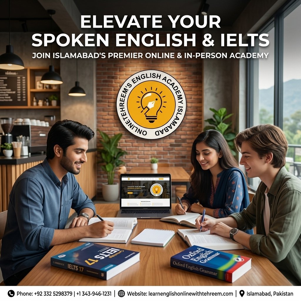 Spoken English and IELTS in Islamabad, Pakistan: Build Confidence and Prepare Effectively