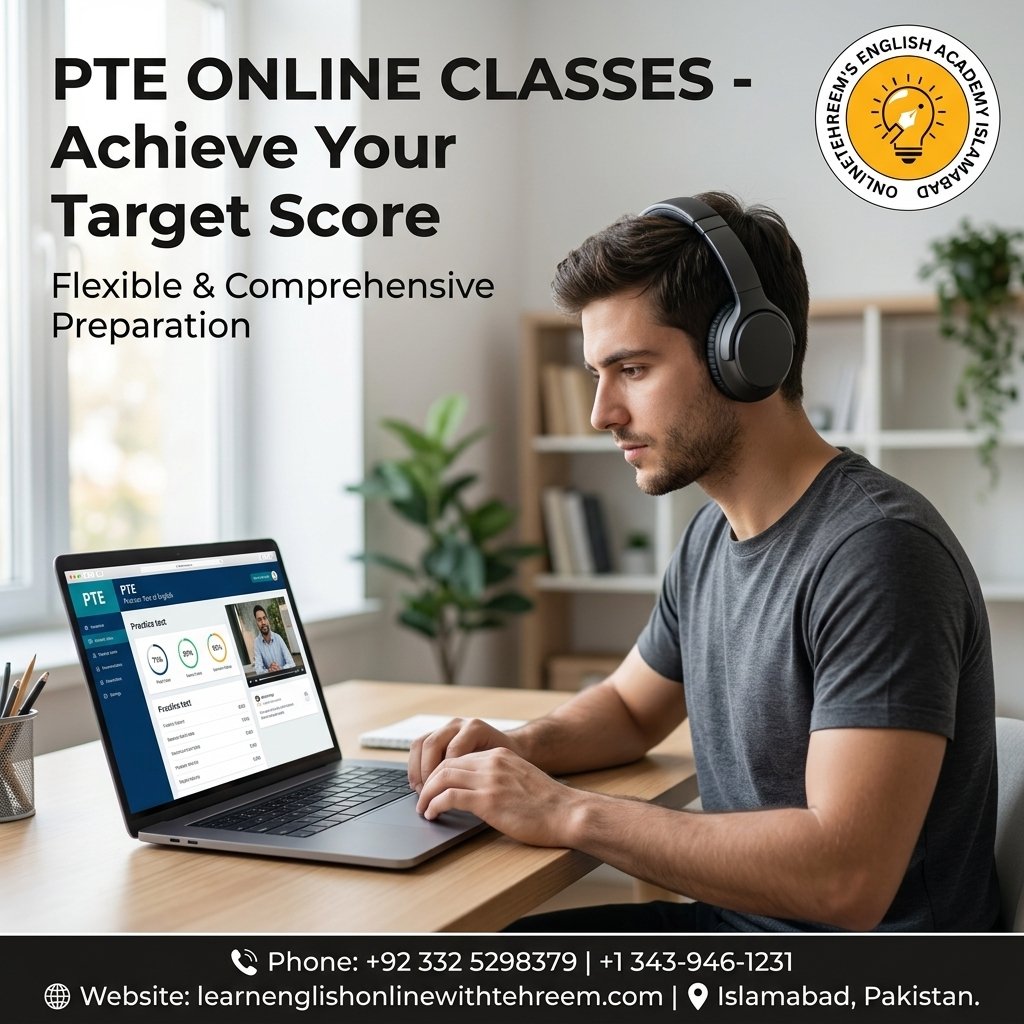 PTE Online Classes: Effective Techniques to Study for the Pearson Test of English