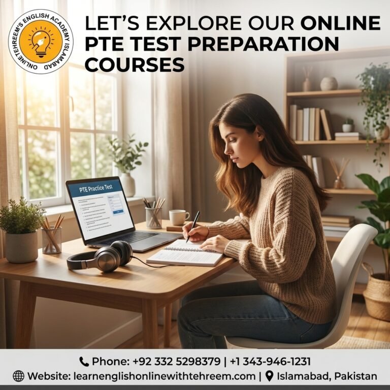 Let’s Explore Our Online PTE Test Preparation Courses