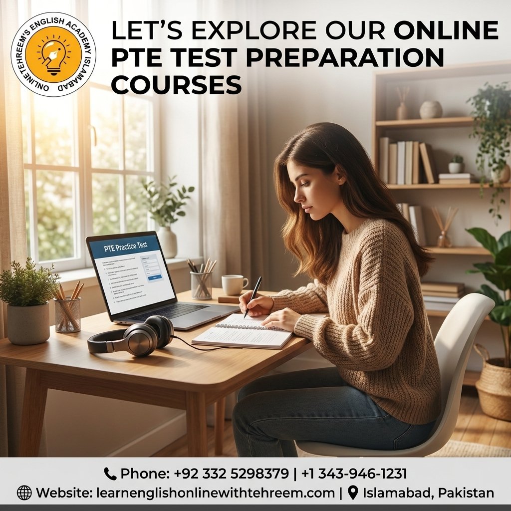 Let’s Explore Our Online PTE Test Preparation Courses