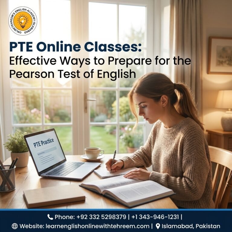 PTE Online Classes: Effective Ways to Prepare for the Pearson Test of English