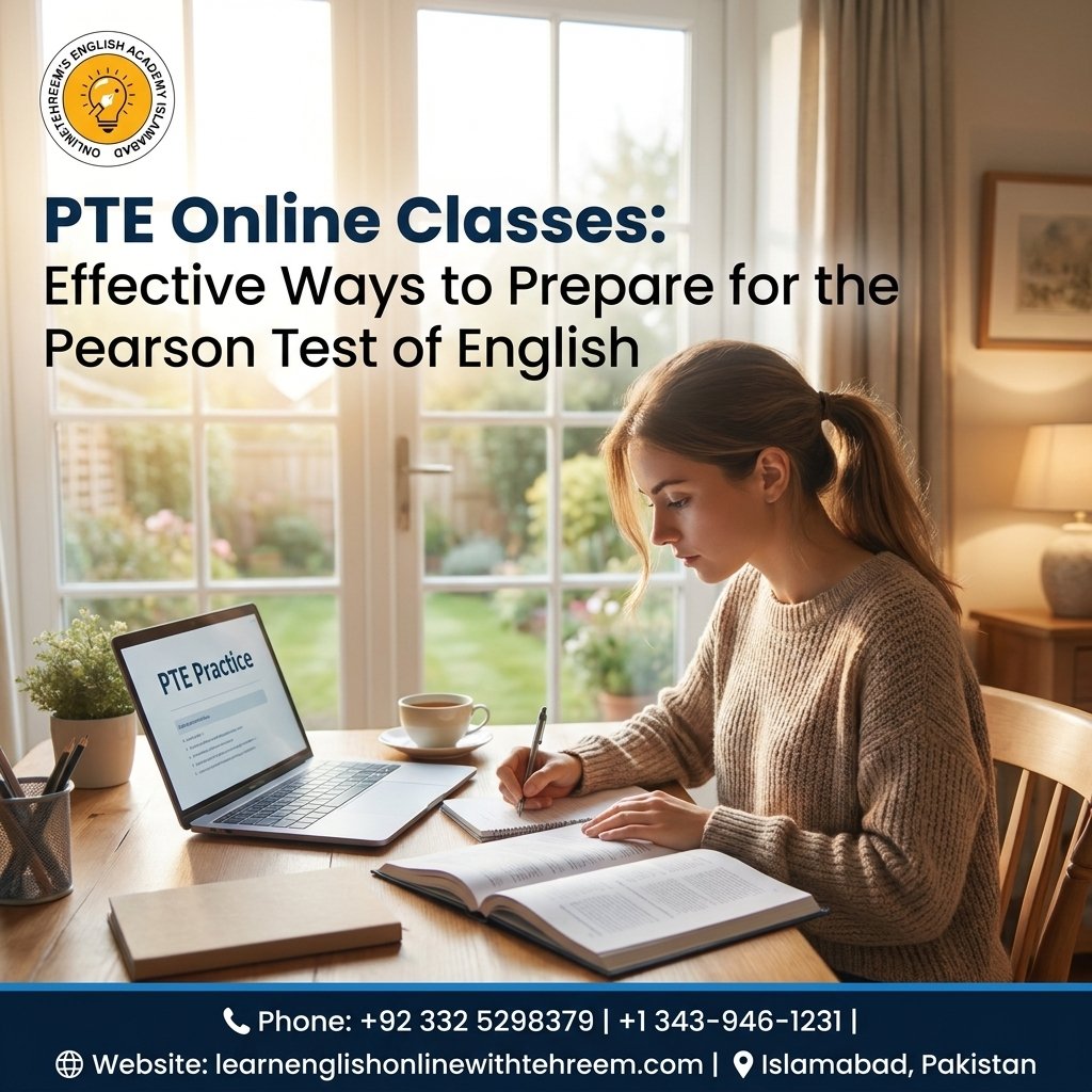 PTE Online Classes: Effective Ways to Prepare for the Pearson Test of English