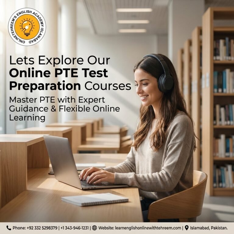 Let’s Explore Our Online PTE Test Preparation Courses: Powerful Ways to Prepare Smarter