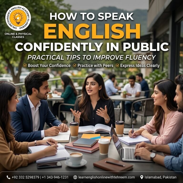 How to Speak English Confidently in Public: Practical Tips to Improve Fluency