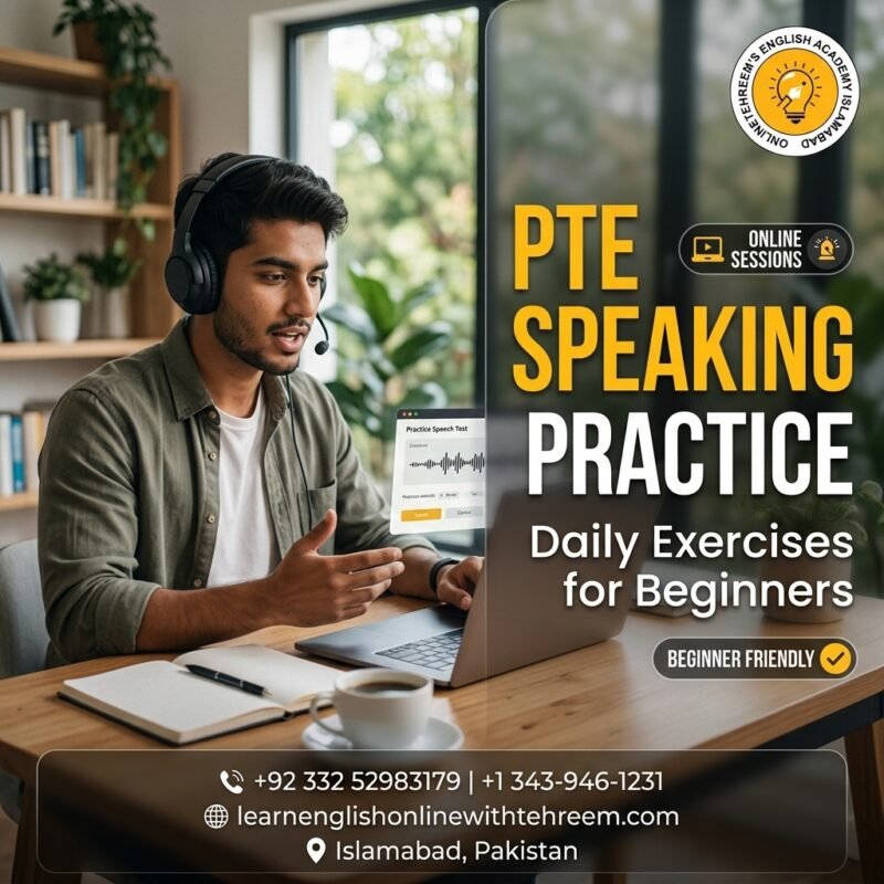 PTE Speaking Practice: Daily Exercises for Beginners