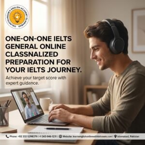 One-on-One IELTS General Online Classes: Personalized Preparation for Your IELTS Journey