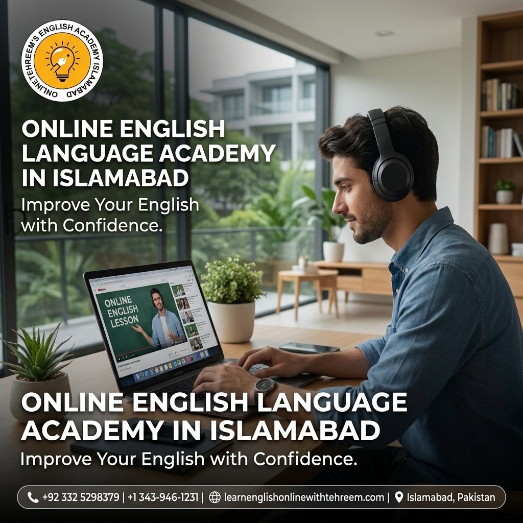 Online English Language Academy in Islamabad: Improve Your English with Confidence