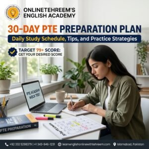 30-Day PTE Preparation Plan: Daily Study Schedule, Tips, and Practice Strategies